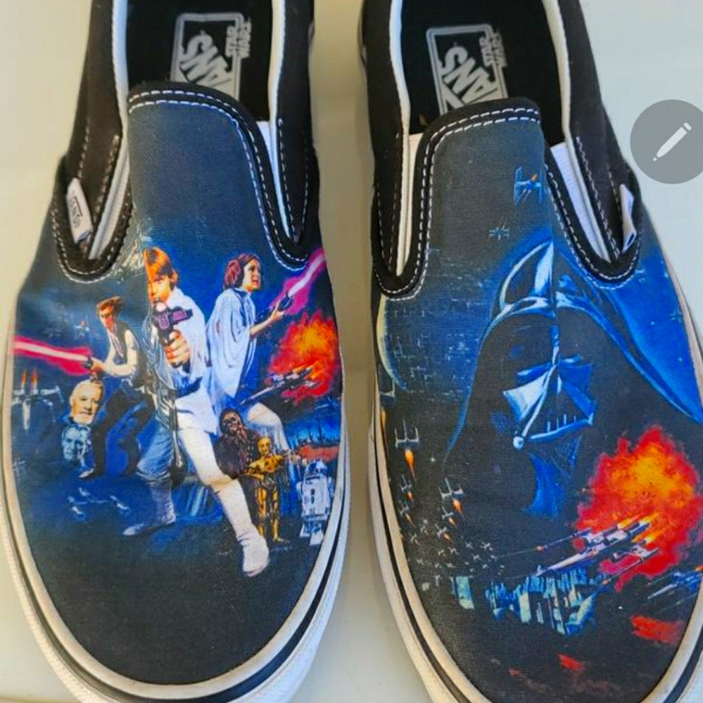 Vans star wars shoes collectable